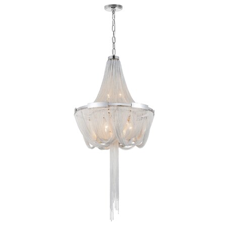 Cwi Lighting Enchanted 6 Light Down Chandelier With Chrome Finish 5653P20C